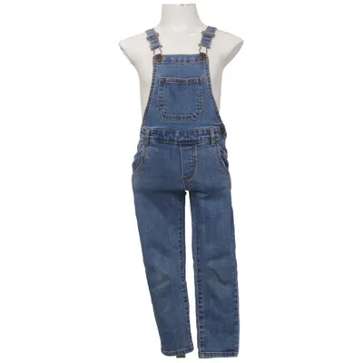 Tuinbroek (Blauw) van Zara Kids Denim Collection Katoen, Elastaan, Polyester