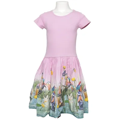 Robe (Rose, Multicolore) de Molo Élasthane, Coton biologique