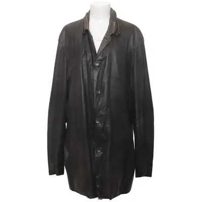 Leather coat (Black) from Anson's