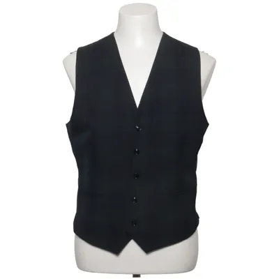 Suit vest (Gray, Blue) from Dan John Cotton, Polyester, Viscose, Wool