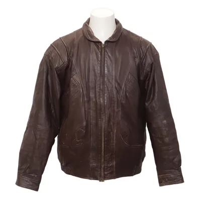 Leather jacket (Brown) from Echt Leder Leather, Polyester