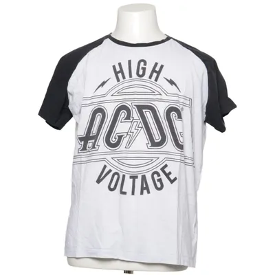 Baseballtröja (Vit, Svart) från ACDC Bomull