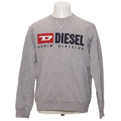 Sweatshirt (Grå, Flerfarvet) fra Diesel Akryl, Bomuld