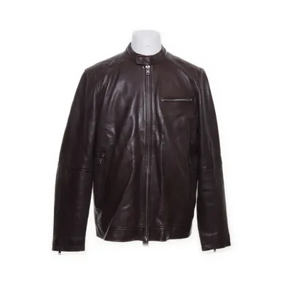 Leather jacket (Brown) from Ricano Cotton, Leather