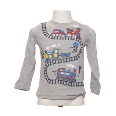 Långärmad t-shirt (Grå, Flerfärgad) från Palomino by C&A Bomull, Viskos