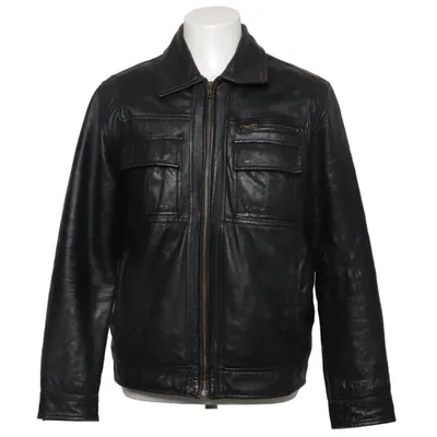 Lederjacke (Schwarz) von Jones New York Leder, Polyester