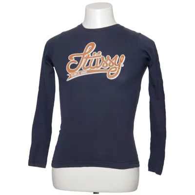 Langærmet t-shirt (Blå, Orange) fra Stüssy Bomuld