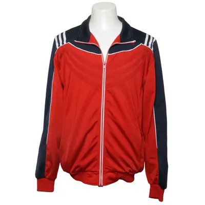 Træningsjakke (Blå, Rød, Hvid) fra Adidas Polyester