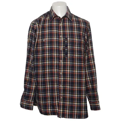 Flannel skjorte (Blå, Rød, Gul) fra Klepper Bomuld, Polyester