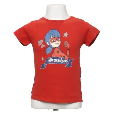 T-shirt (Rød, Blå, Flerfarvet) fra Miraculous Bomuld