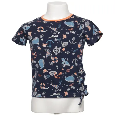 T-shirt (Blue, Multicolored) from Topo Cotton, Elastane