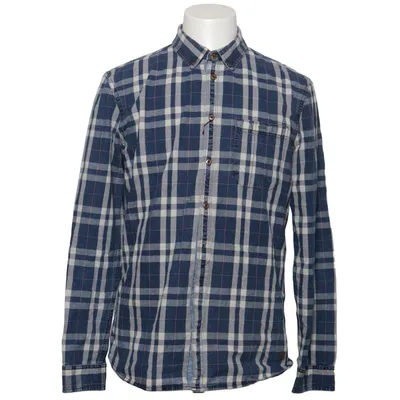 Flannel shirt (Blue, White) from Campus Cotton