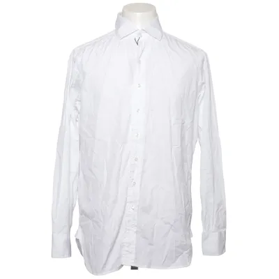 Shirt (Wit) van Drakes Katoen