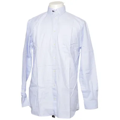 Shirt (Blauw) van Maker's shirt Katoen