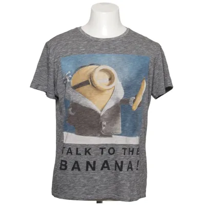 T-shirt (Grijs, Meerkleurig) van Minions Katoen, Polyester, Viscose