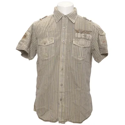 Chemise à manches courtes (Beige, Bleu) de Camp David