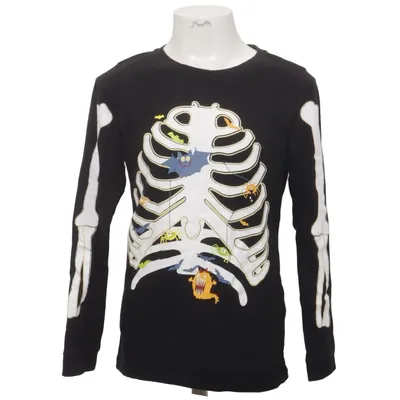 Langærmet t-shirt (Sort, Hvid, Flerfarvet) fra Dopo Dopo Bomuld