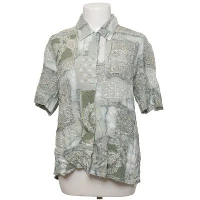 Chemise à manches courtes (Vert, Gris, Blanc) de Jeremy Scott Viscose