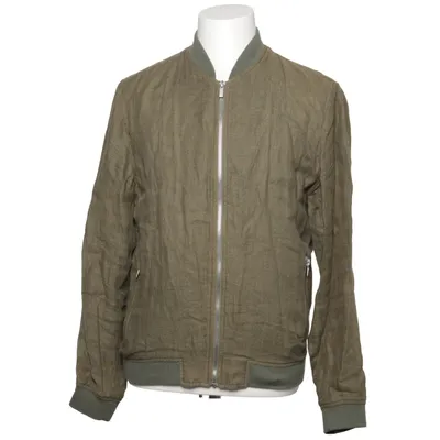 Bomber jacket (Green) from Zara Man Cotton, Linen
