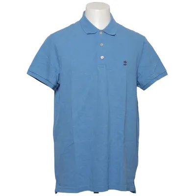 Poloshirt (Blauw) van River Woods Katoen, Elastaan