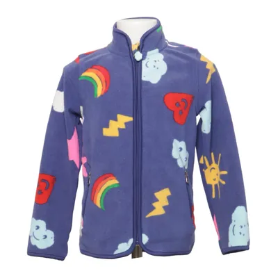 Fleece jacket (Blue, Multicolored) from We Care For You Recycled polyester