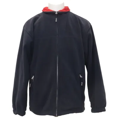 Fleecejakke (Grå, Rød) fra Blue Wave Polyester