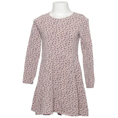 Kjole (Pink, Sort) fra H&M Basic Bomuld, Elastan