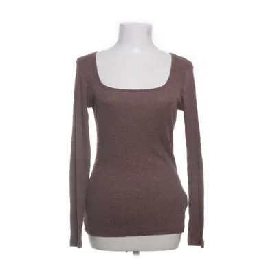 T-shirt à manches longues (Marron) de TwoThirds Coton recyclé, Polyester recyclé