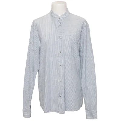 Skjorta (Blå, Vit) från Cross Jeans Bomull, Linne