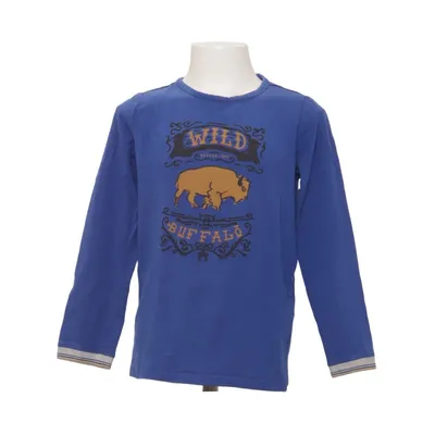 Long sleeve T-shirt (Blue) from Happy Kids by Tchibo Elastane, Organic cotton