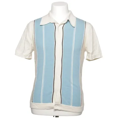 Kortärmad skjorta (Beige, Blå) från Grand Le Mar Merinoull