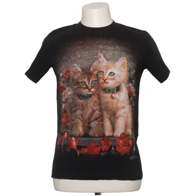 T-shirt (Schwarz, Mehrfarbig) von Rock Chang Baumwolle