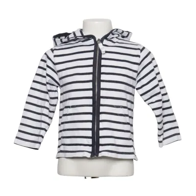 Hoodie (White, Blue) from Petit Bateau Cotton