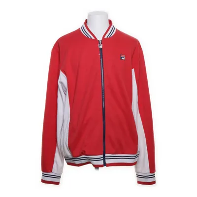 Sports jacket (Red, White) from Fila Cotton, Polyester