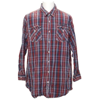 Flannel skjorte (Blå, Rød, Hvid) fra Identic Bomuld