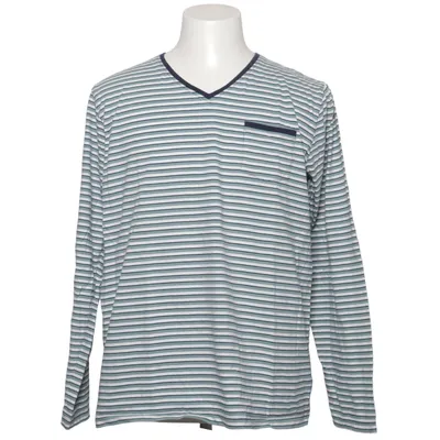 Long sleeve T-shirt (Blue, White) from Living Crafts Organic cotton