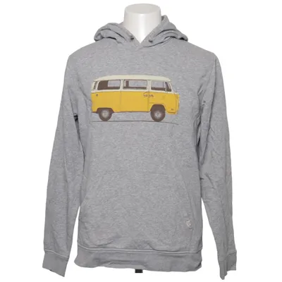 Hoodie (Gray, Yellow) from Wituka Organic cotton, Recycled polyester