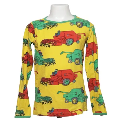 Långärmad t-shirt (Gul, Röd, Grön) från Småfolk Elastan, Ekologisk bomull
