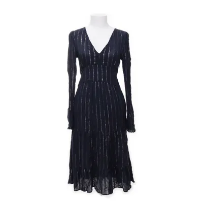 Robe (Bleu, Multicolore) de Ba&sh Fibre métallique, Viscose
