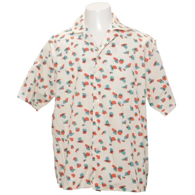 Chemise à manches courtes (Beige, Multicolore) de Doppiaa Coton
