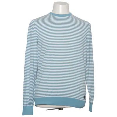 Strickpullover (Blau, Weiß) von State of Art Baumwolle