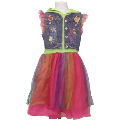 Fancy dress (Green, Blue, Pink) from Nickelodeon Elastane, Polyester