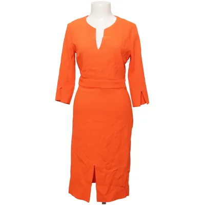 Dress (Orange) from Oui Cotton, Elastane, Viscose