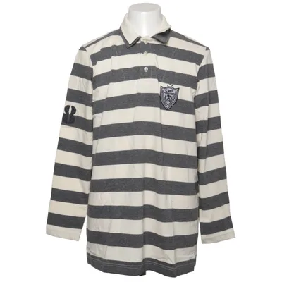 Rugby Shirt (Grau, Weiß) von Claudio Campione Baumwolle