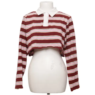 Rugby shirt (Rood, Roze, Wit) van Loavies Katoen