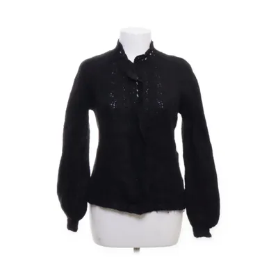 Cardigan (Black) from La Maille Sézane Elastane, Merino wool, Mohair, Polyamide