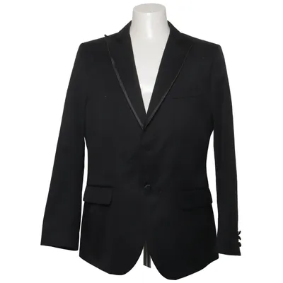 Smoking blazer (Zwart) van H&M Katoen, Polyester