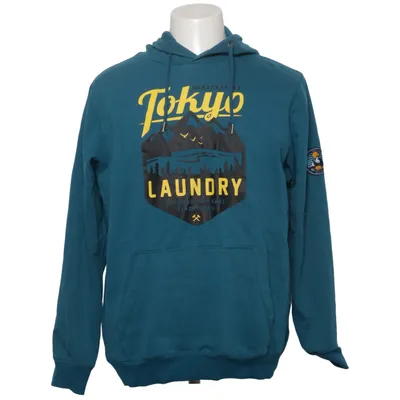 Sweat à capuche (Bleu) de Tokyo Laundry Coton, Polyester