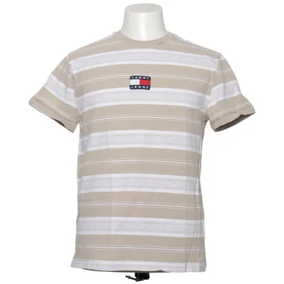 T-shirt (Beige, Wit, Grijs) van Tommy Hilfiger Denim Katoen
