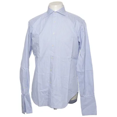Shirt (Blue, White) from TM Lewin Cotton